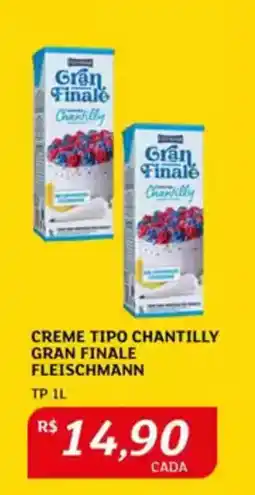 Assaí Atacadista Creme tipo chantilly gran finale fleischmann oferta