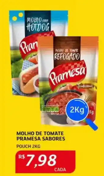 Assaí Atacadista Molho de tomate pramesa sabores pouch oferta