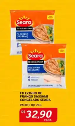 Assaí Atacadista Filezinho de frango sassami congelado seara oferta