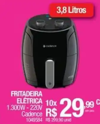 Milium Fritadeira elétrica 10x 1.300w-220v cadence oferta