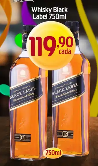 Supermercados Guanabara Whisky Black Label oferta