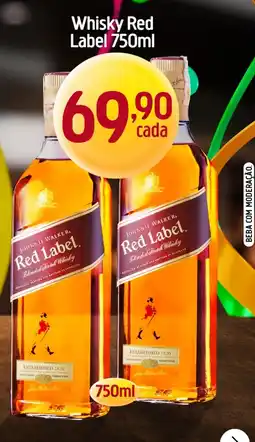 Supermercados Guanabara Whisky Red Label oferta