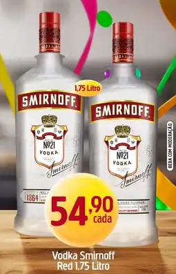 Supermercados Guanabara Vodka Smirnoff Red oferta