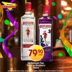 Supermercados Guanabara Gin Beefeater Trad. ou Blackberry oferta