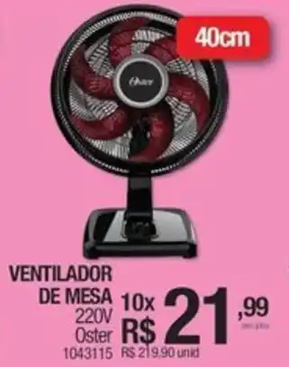 Milium Ventilador de mesa  220v oferta