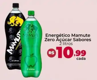 Ultrabox Energético Mamute Zero Açúcar Sabores oferta