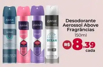 Ultrabox Desodorante Aerossol Above Fragrâncias oferta