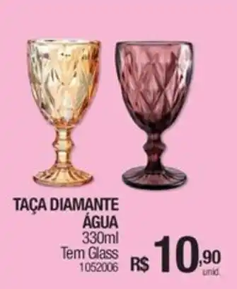 Milium Taça diamante água oferta