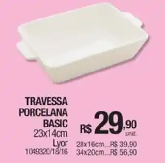 Milium Travessa porcelana basic oferta