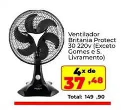 Super Nicolini Ventilador Britania Protect 30 220v oferta