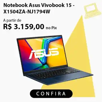 Fast Shop Notebook Asus Vivobook 15- X1504ZA-NJ1794W oferta