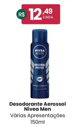 Drogarias Farmagnus Desodorante Aerossol Nivea Men oferta