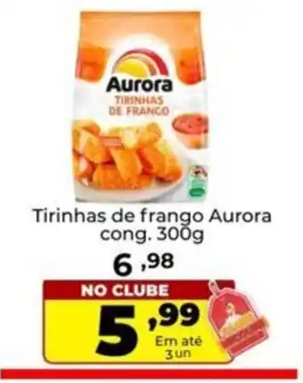 Super Nicolini Tirinhas de frango Aurora cong. oferta