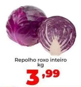 Super Nicolini Repolho roxo inteiro oferta