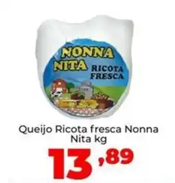 Super Nicolini Queijo Ricota fresca Nonna Nita oferta