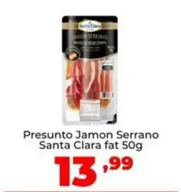 Super Nicolini Presunto Jamon Serrano Santa Clara fat oferta