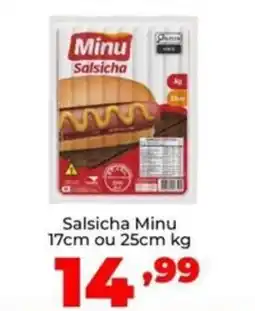 Super Nicolini Salsicha Minu 17cm ou 25cm oferta