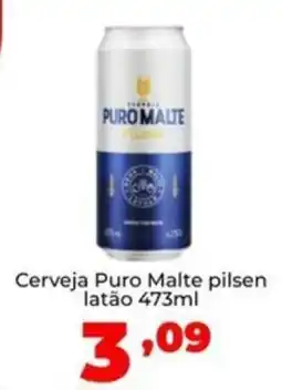 Super Nicolini Cerveja Puro Malte pilsen latão oferta