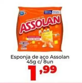 Super Nicolini Esponja de aço Assolan oferta