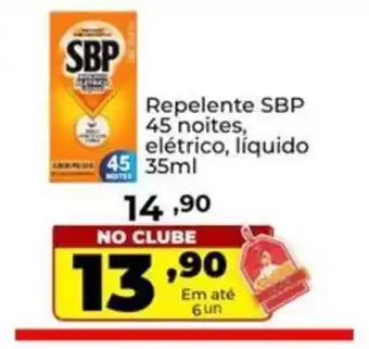 Super Nicolini Repelente SBP 45 noites, elétrico, líquido oferta