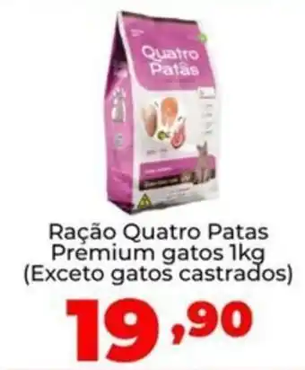 Super Nicolini Ração Quatro Patas Prémium gatos oferta