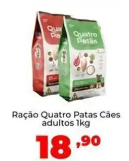 Super Nicolini Ração Quatro Patas Cães adultos oferta