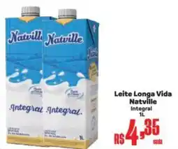 Supermercados Mateus Leite Longa Vida Natville Integral oferta