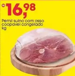 Frangolândia Pernil suíno com osso coopavel congelado oferta