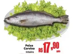 Supermercados Mateus Peixe Corvina Inteiro oferta