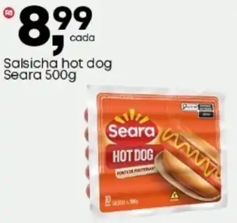 Frangolândia Salsicha hot dog Seara oferta