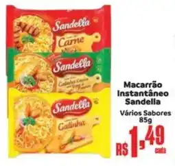 Supermercados Mateus Macarrão Instantâneo Sandella Vários Sabores oferta