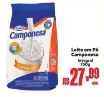 Supermercados Mateus Leite em Pó Camponesa Integral oferta