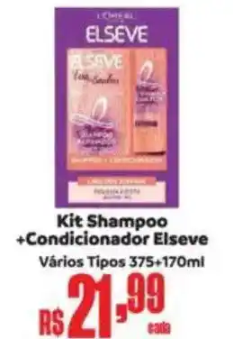 Supermercados Mateus Kit Shampoo +Condicionador Elseve oferta