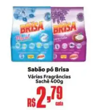 Supermercados Mateus Sabão pó Brisa Várias Fragrâncias Sachê oferta