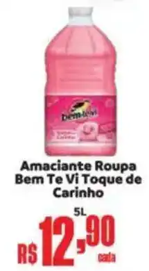 Supermercados Mateus Amaciante Roupa Bem Te Vi Toque de Carinho oferta