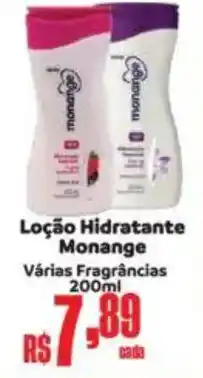 Supermercados Mateus Loção Hidratante Monange Várias Fragrâncias oferta