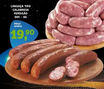 Bergamais Supermercados Linguiça tipo calabresa perdigão def. oferta