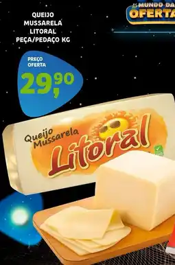 Bergamais Supermercados Queijo mussarela litoral peça/pedaço oferta