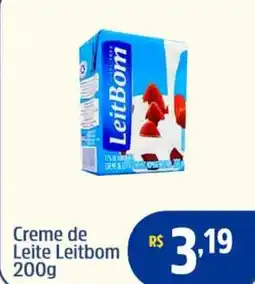 Quartetto Supermercados Creme de Leite Leitbom oferta