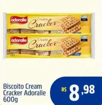 Quartetto Supermercados Biscoito Cream Cracker Adoralle oferta