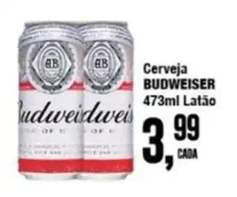 Rede Economia Cerveja BUDWEISER Latão oferta