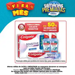 Supermercados Condor Toda a linha colgate sensitive oferta