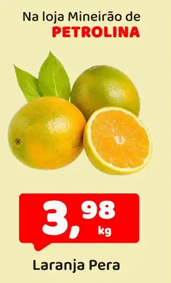 Mineirão Atacarejo Laranja Pera oferta