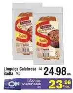 Fort Atacadista Sadia - linguica calabresa oferta