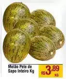 Max Atacadista Pelé - melão pele de sapo inteiro oferta