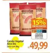 Atacadão Arco iris - carvão vegetal oferta