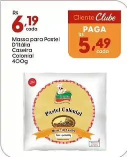 Supper Rissul D'itália - massa para pastel caseira colonial oferta