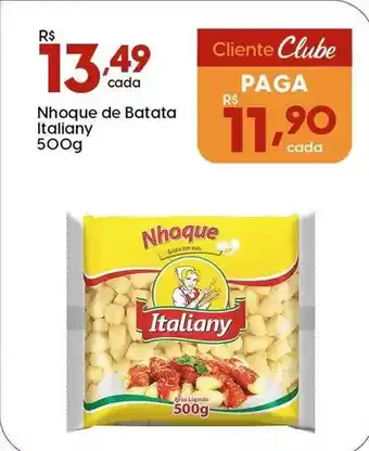 Supper Rissul Italiany - nhoque de batata oferta