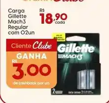 Supper Rissul Gillette - carga mach3 regular com o2un oferta