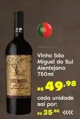 Sam's Club São miguel - vinho do sul alentejano oferta